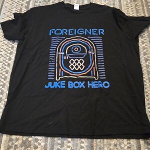 Reign Black Graphic Tee - Juke Box Hero Design Mens Size XL. New Without Tags